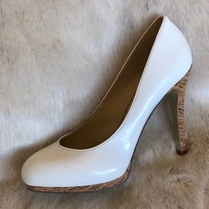 New Nine West White Pump 6